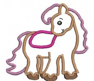 Stickdatei Prinzessin Pferd 2